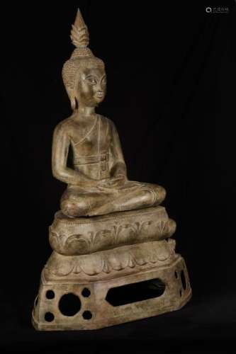 19th Century Laos Meditation Buddha