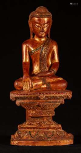 19th Century Burmese Ava Style Enlightenment Buddha