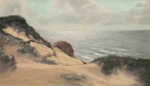 Helene Varges(Johannesburg/Ostpreußen 1877 - Westerland/Sylt 1946)Dünen auf SyltPastell, 27 x 46 cm,