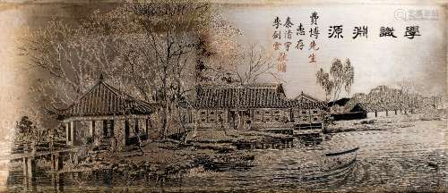 Collection of Chinese and Japanese pictures and prints including watercolours, print after