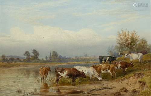 Farming scenes (early 20th Century) watercolours, framed and glazed, largest 85cm x 66cm (2)