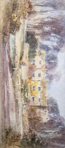 Audrey Hammond (British, 20th Century) Upper Slaughter and Windrush Mill, watercolours, signed in