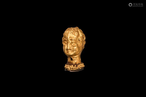 Greek Gold Head Finial