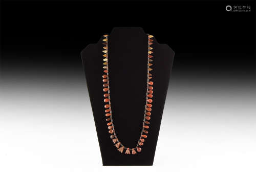 Egyptian Amuletic Bead Necklace