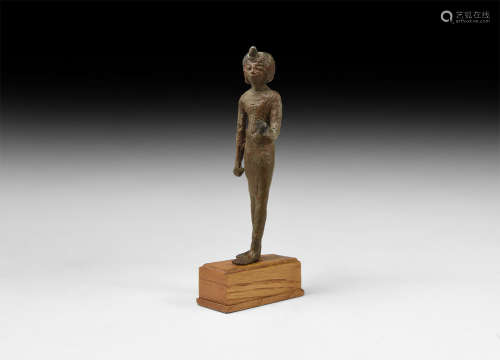Egyptian Standing Pharaoh Statuette