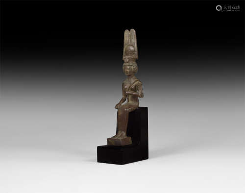 Egyptian Seated Isis Statuette