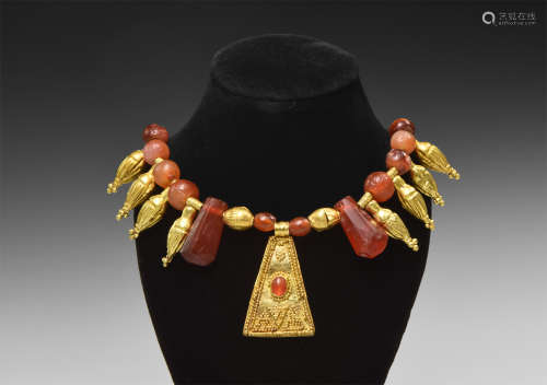 Greek Gold Necklace Pendant Group