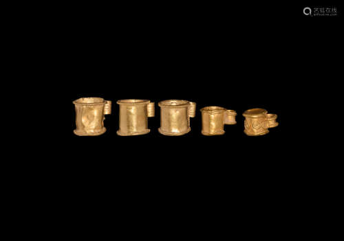 Pre-Viking Gold Bucket Pendant Group