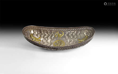 Western Asiatic Sassanian Bowl with Simurgh