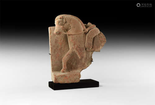 Kushan Horse and Rider Fragment