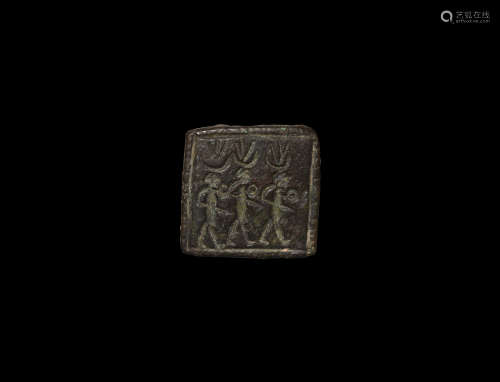 Phoenician Figural Tablet Bead