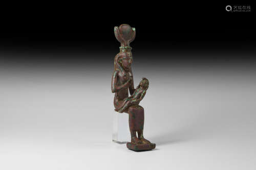 Egyptian Seated Isis Statuette