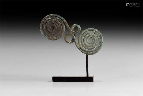 Bronze Age Spiral Brooch
