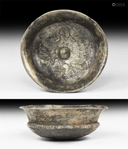 Western Asiatic Achaemenid Bowl with Lotus Flowers