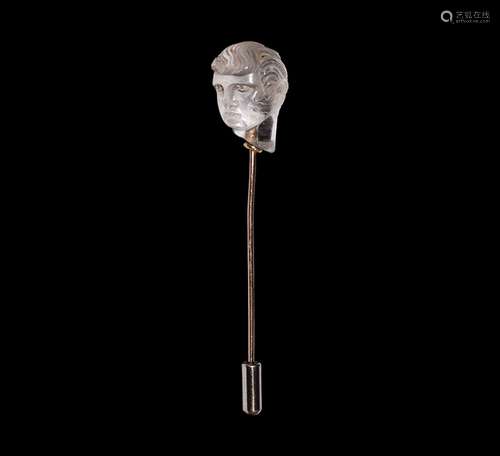 Roman Rock Crystal Imperial Head