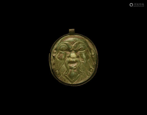Greek Pendant with Face
