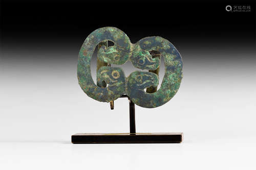 Scythian Belt Slide with Bird's Heads