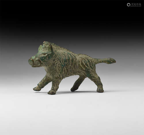 Roman Wild Boar Statuette