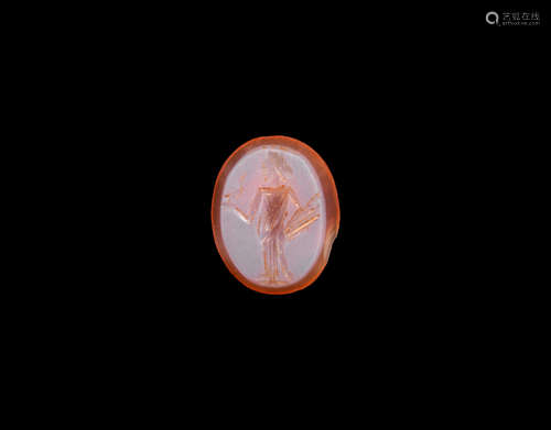 Roman Gemstone with Minerva