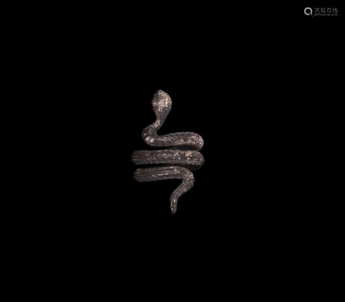 Egyptian Silver Snake Ring