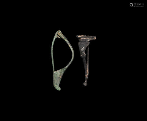 Roman Bow Brooch Group