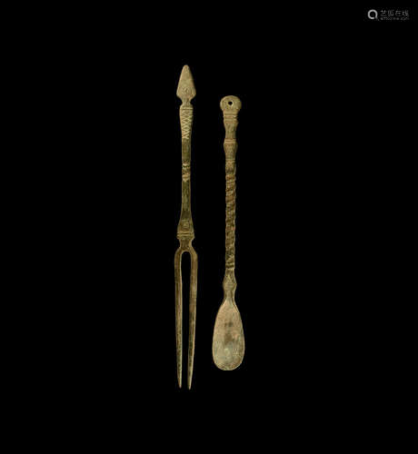 Roman Spoon and Fork Group