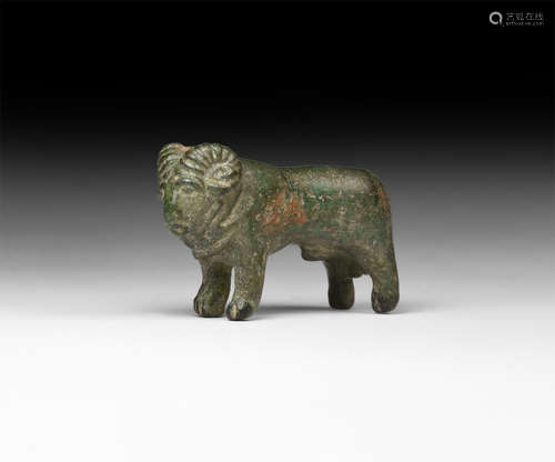 Roman Ram Statuette