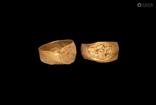 Roman Gold 'Iunctio Dextrarum' Ring