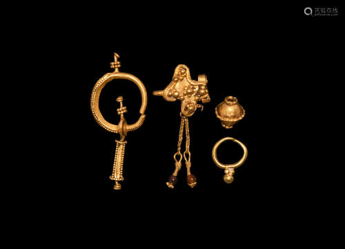 Roman Gold Earring Group