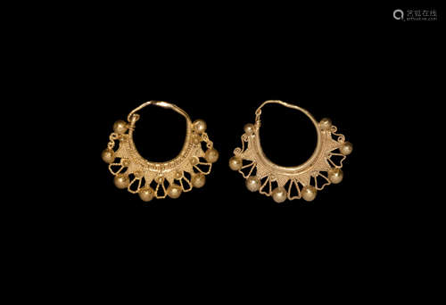 Roman Gold Earrings