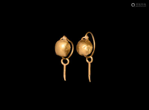 Roman Gold Earring Pair