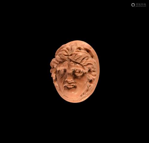 Roman Medusa Cameo Gemstone