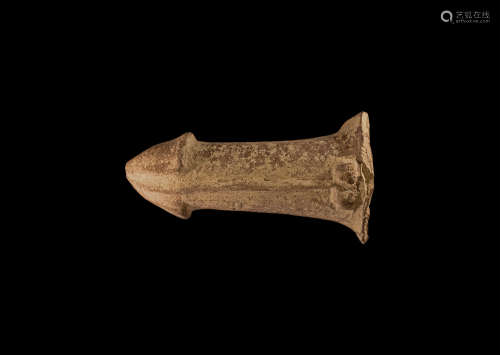 Roman Phallic Patera Handle