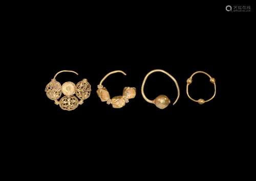 Roman Gold Earring Group