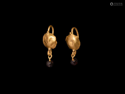 Roman Gold Earring Pair