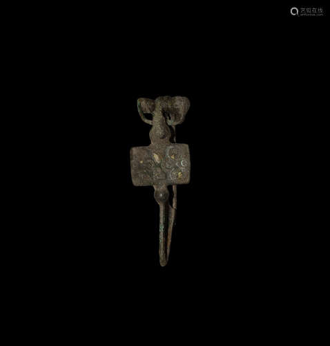 Roman P-Shaped Bow Brooch