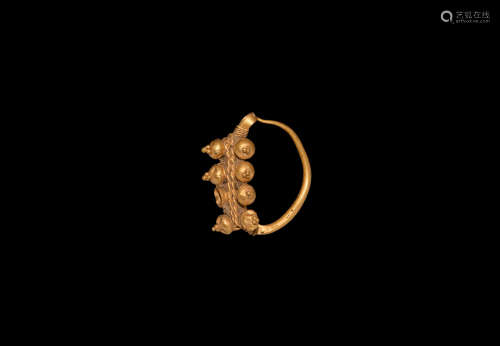 Greek Hellenistic Gold Earring