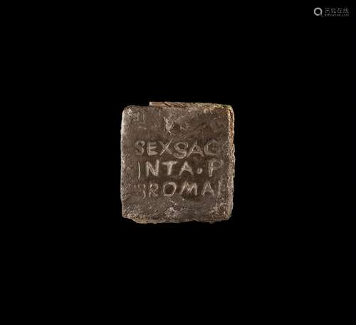 Roman Inscribed Trade Weight