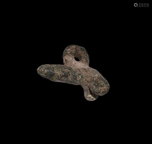 Large Roman Phallic Pendant