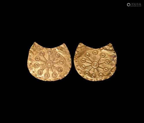 Thracian Large Gold Applique Pair