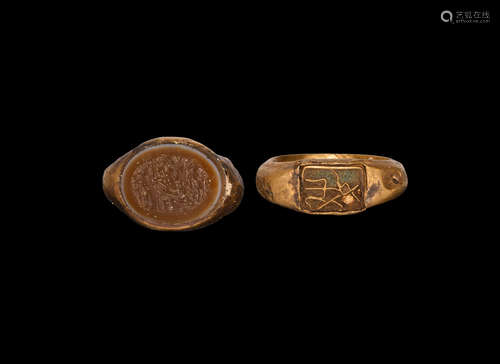 Roman Gold Ring Group