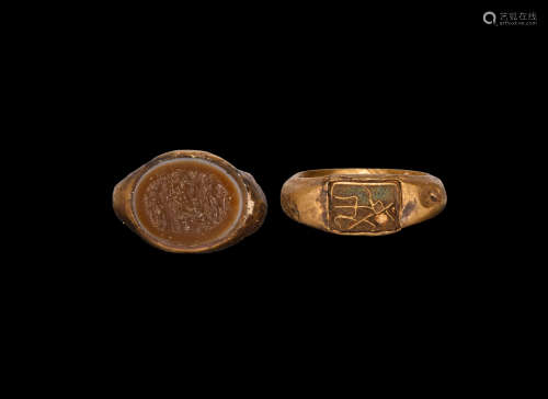 Roman Gold Ring Group