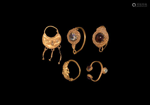 Roman Gold Earring Group