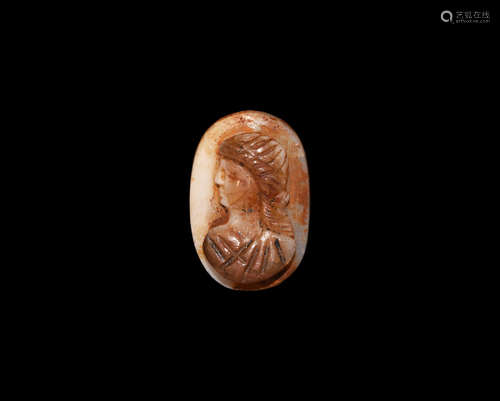 Roman Portrait Cameo Gemstone