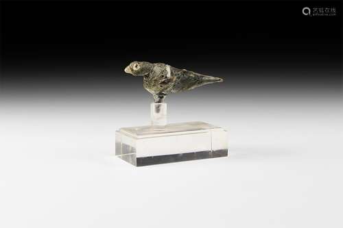 Roman Glass Bird Figurine