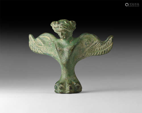 Roman Siren Candelabra Foot