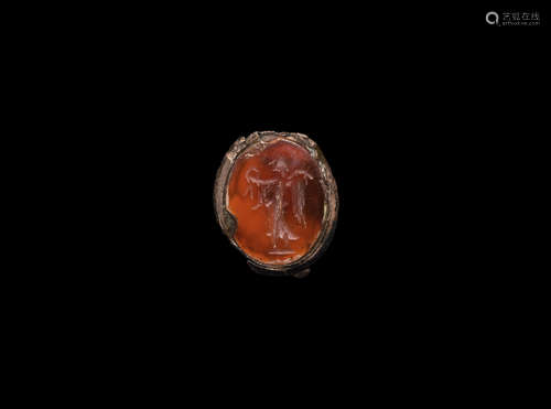 Roman Gemstone with Victory