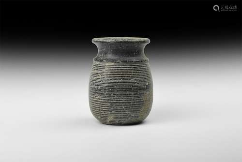 Gandharan Carved Vessel