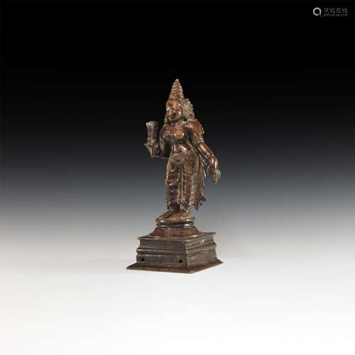 Indian Goddess Bhudevi Figurine