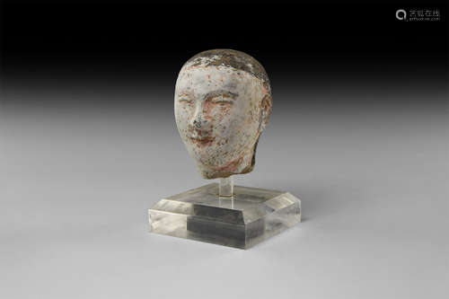 Chinese Han Warrior Figure Head